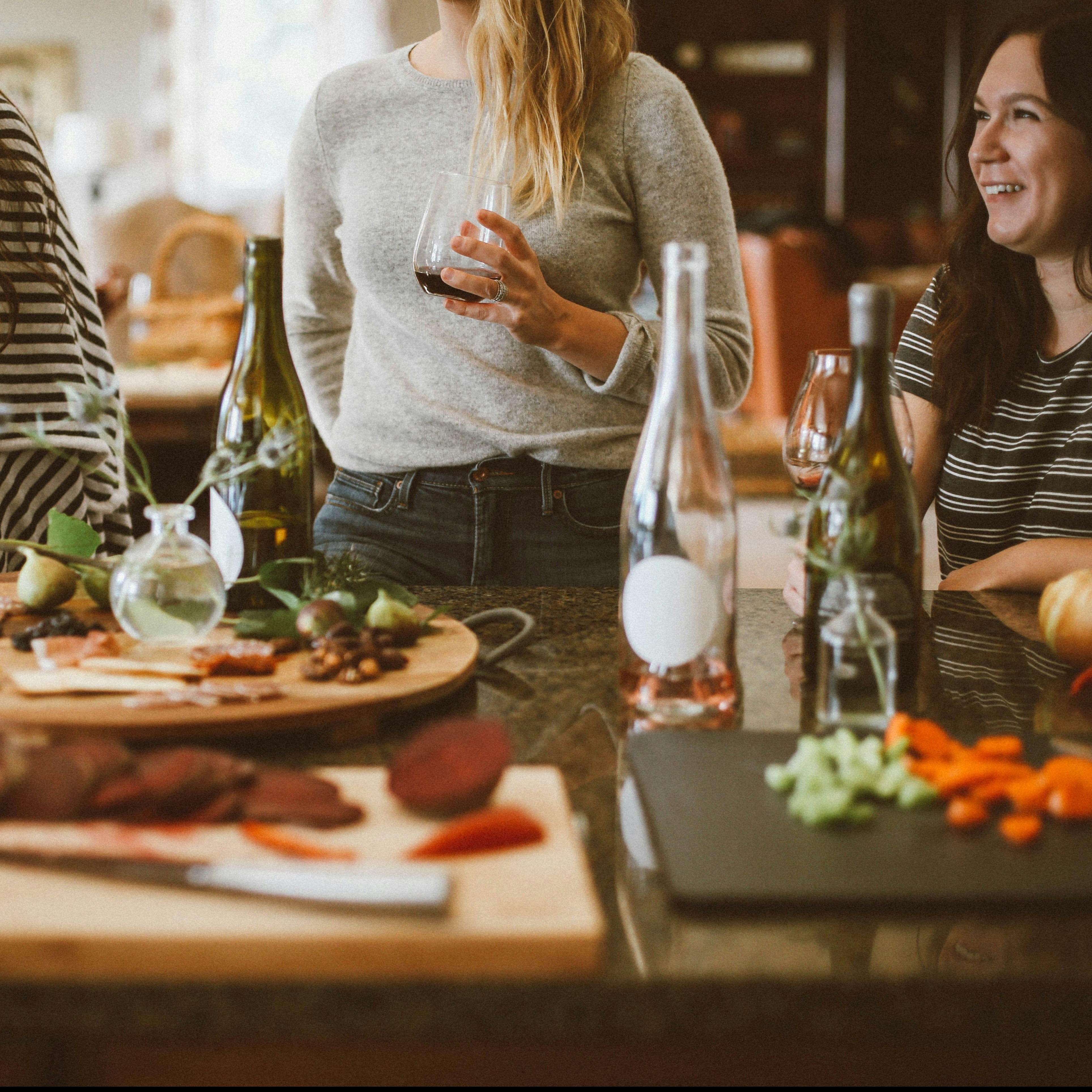 Hosting friends and family