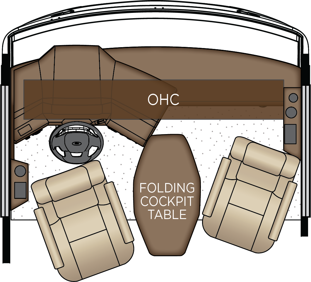 Folding Cockpit Table