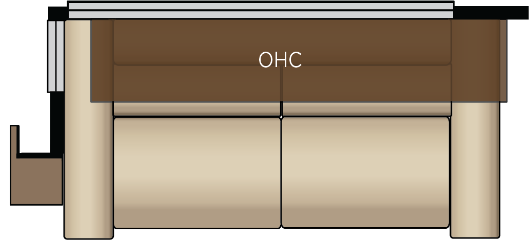 Overhead Cabinet Above Door-Side Sofa