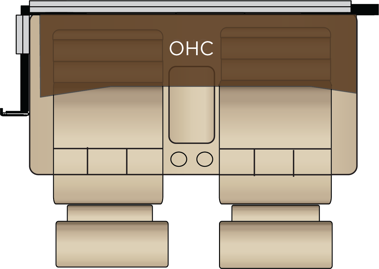 84" Powered Theater Seating with Powered Headrests, Replaces Visionary Sofa