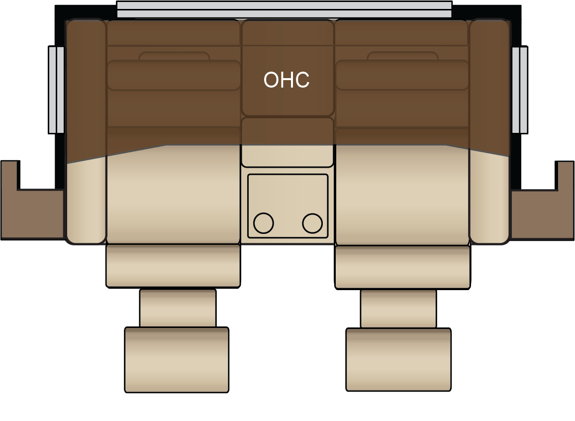 74" Powered Theatre Seating with Reading Lights Replaces Hide-a-Bed on 3836