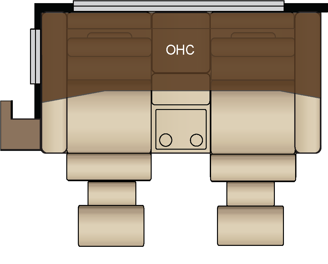84" Theater Seating (Powered) with Reading Lights Replaces Standard Sofa