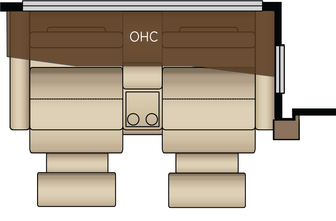 84" Powered Theater with Adjustable Headrests Seating Replaces Hide-A-Bed Sofa